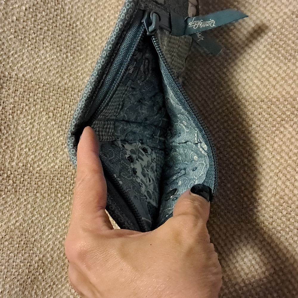 Donna Sharp Blue Patchwork Quilted Wallet - image 5